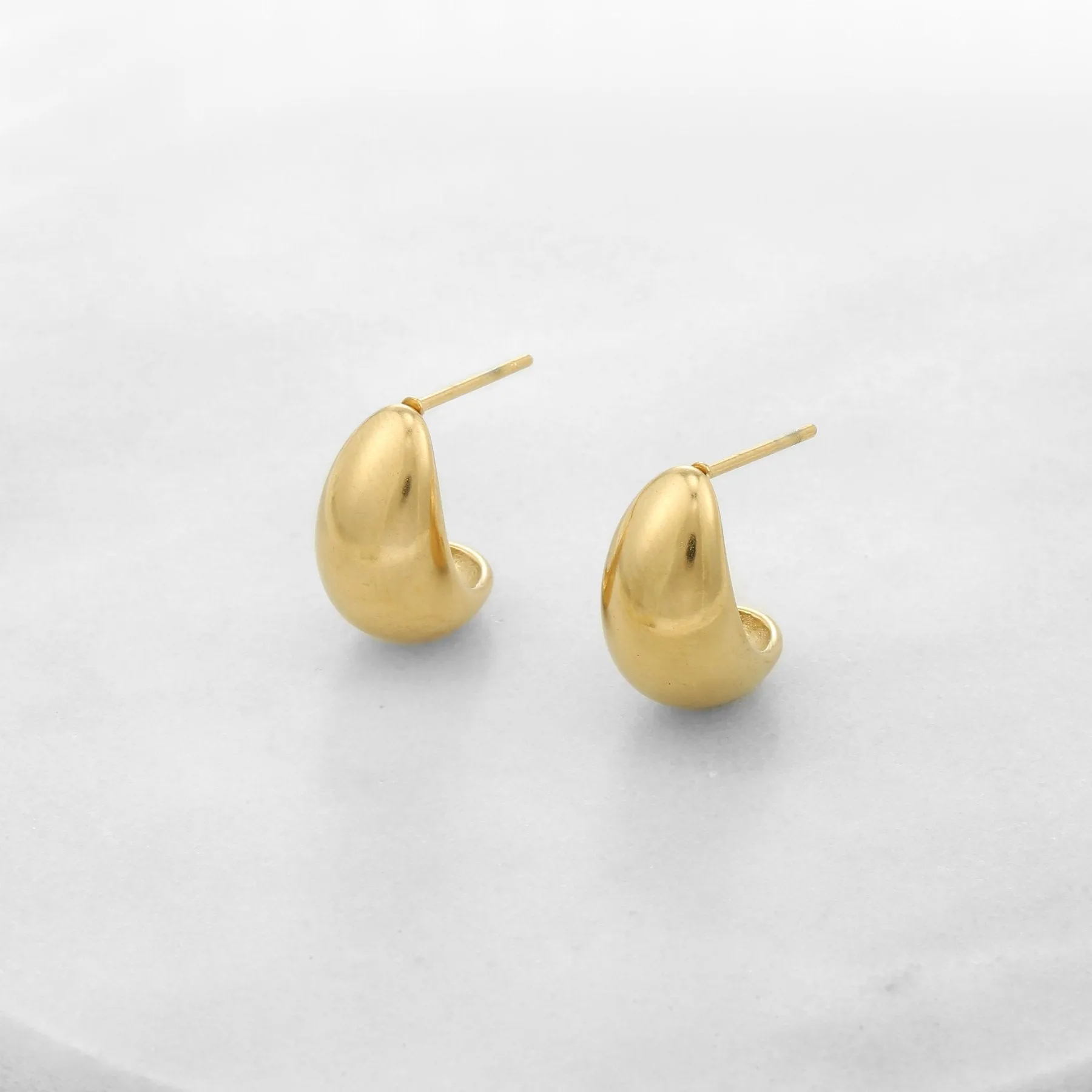 Dome Drop Earrings