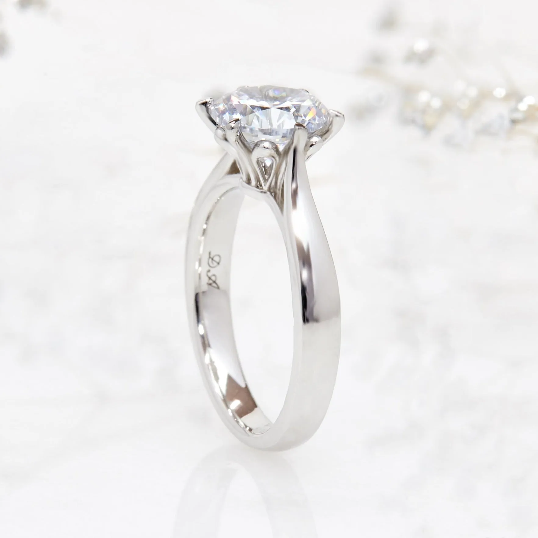 Eternal Blossom Solitaire Ring