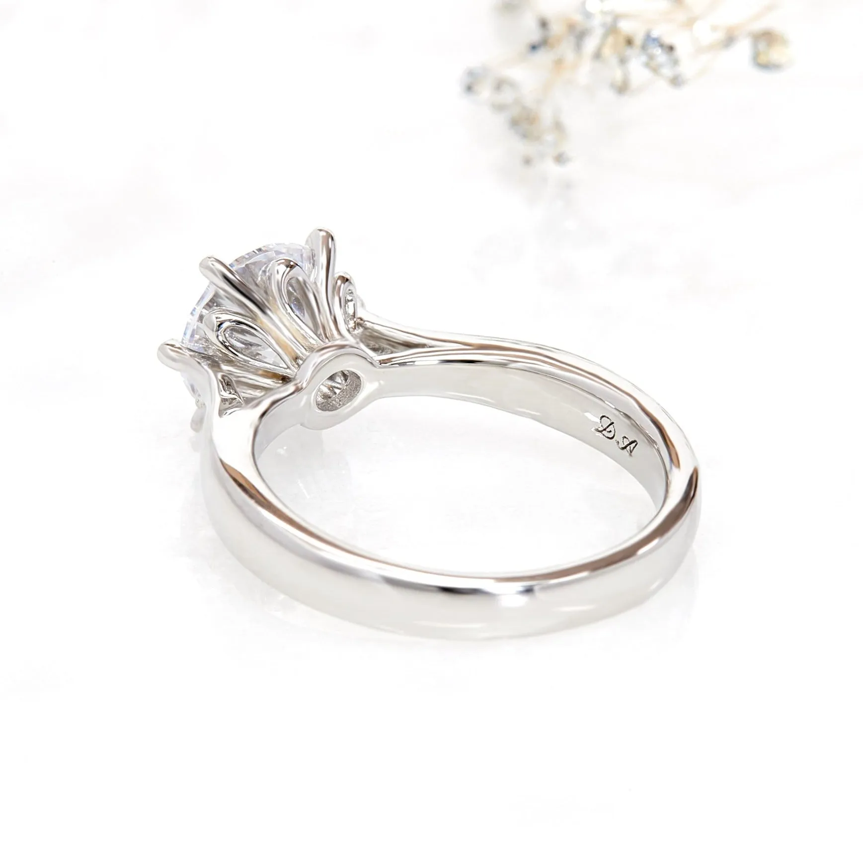 Eternal Blossom Solitaire Ring