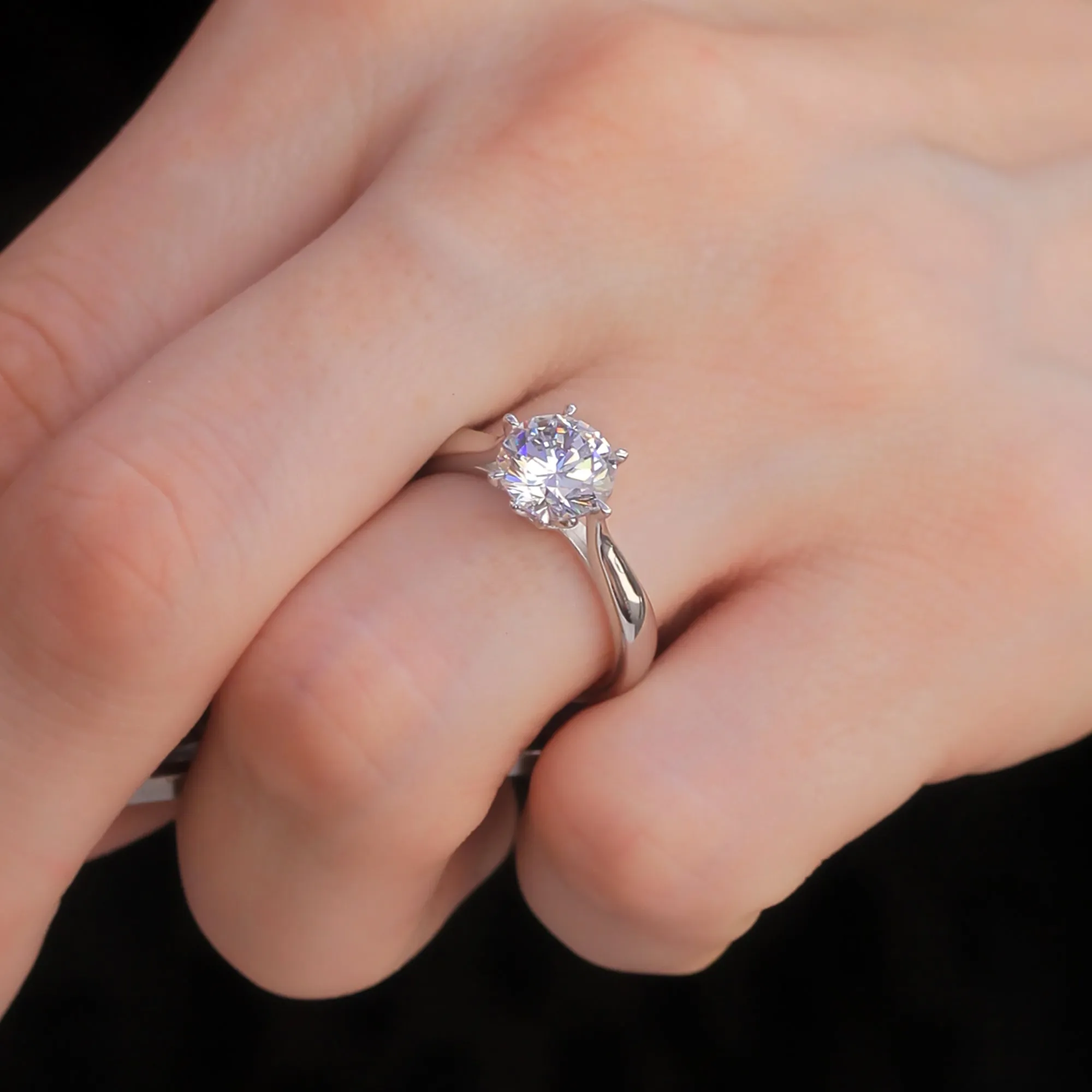Eternal Blossom Solitaire Ring