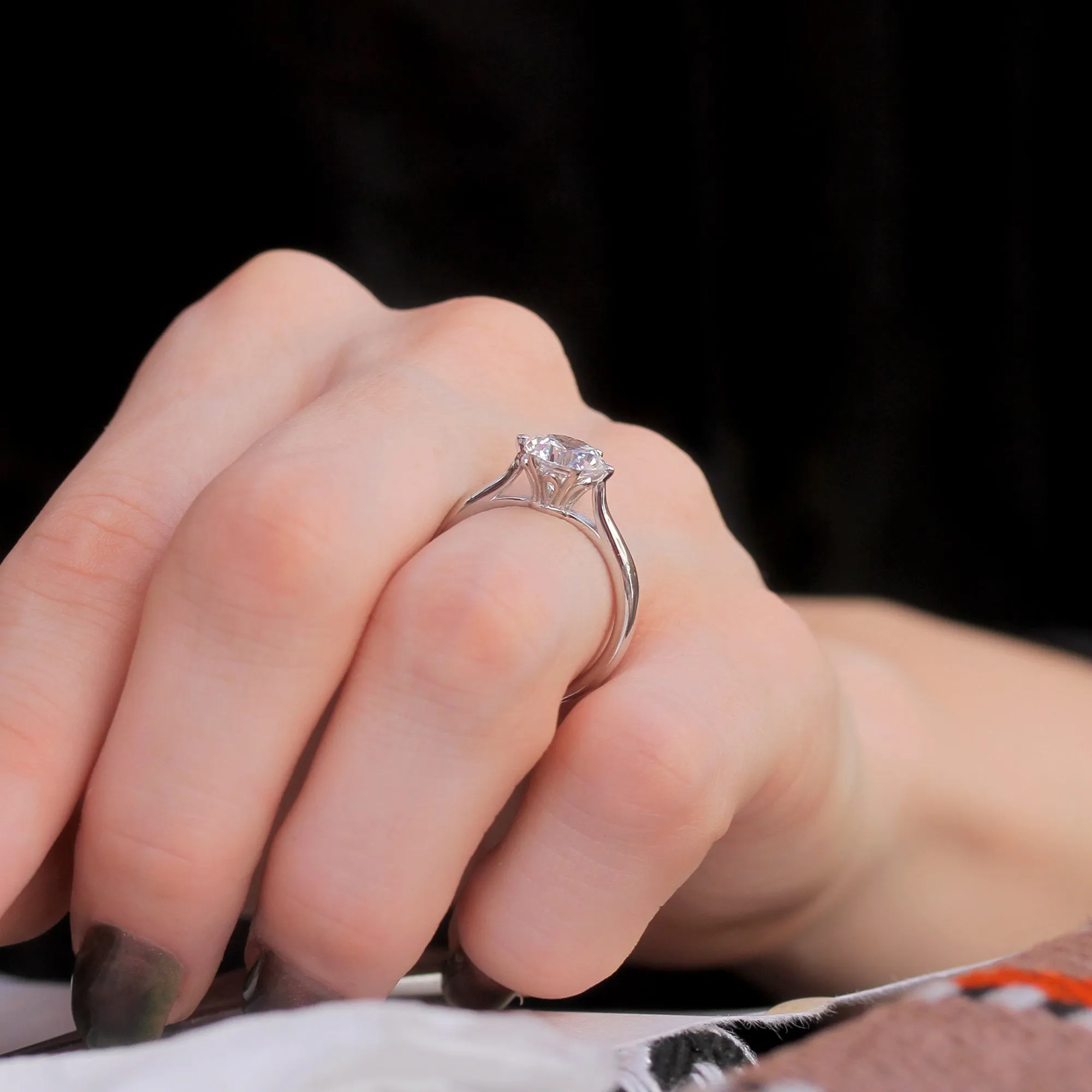 Eternal Blossom Solitaire Ring