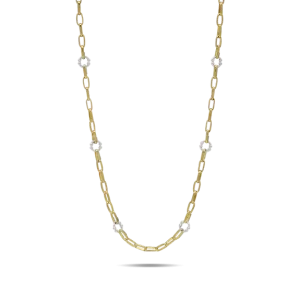 Everything Necklace - Ceramic Coated Brass & Sterling Silver - 16