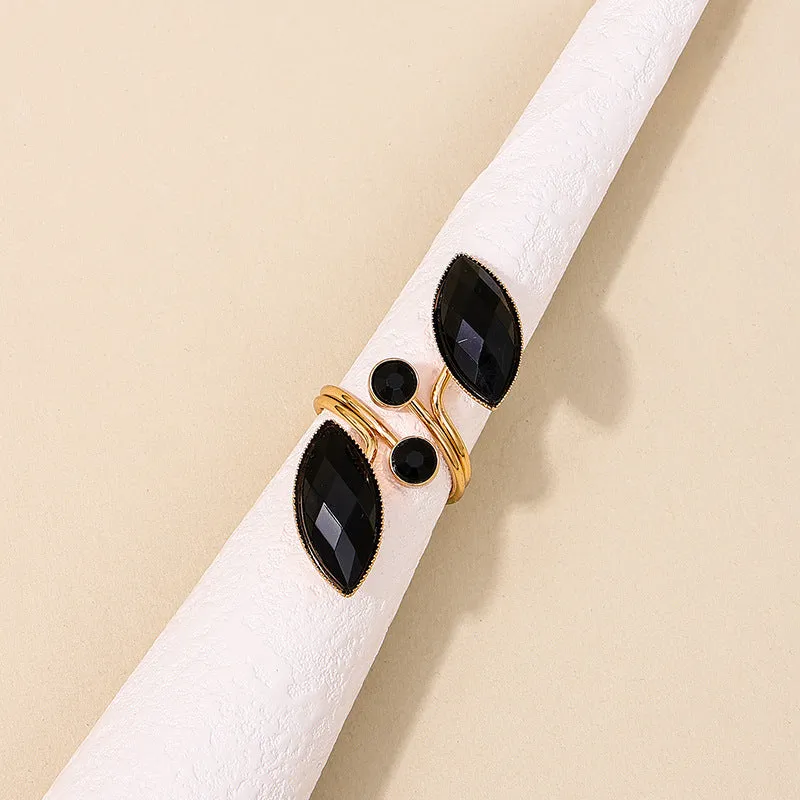 Exaggerated Temperament Irregular Ins Cold Wind Ring - Vienna Verve Collection