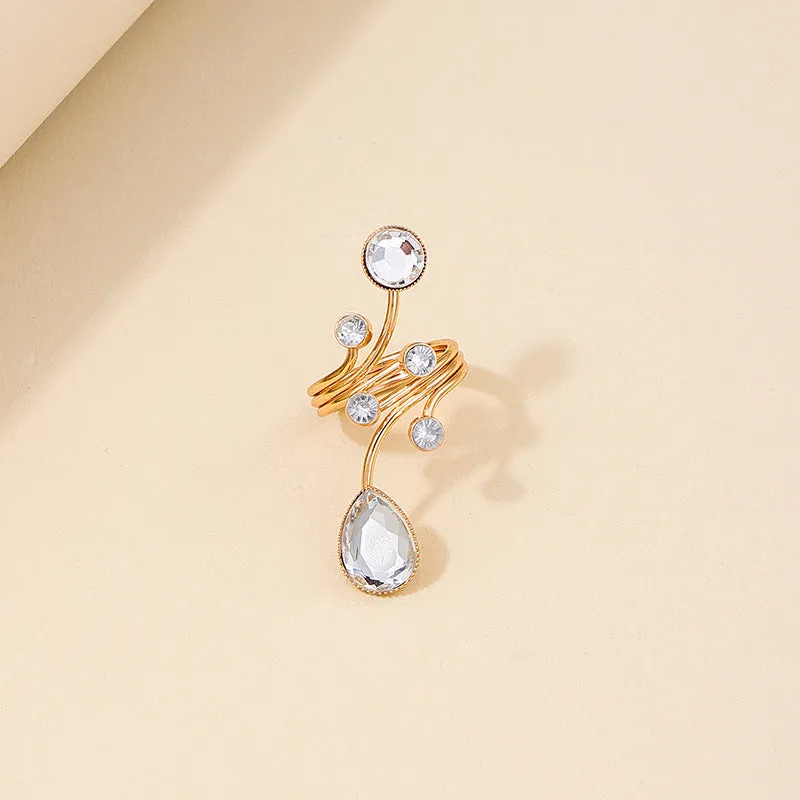 Exaggerated Temperament Irregular Ins Cold Wind Ring - Vienna Verve Collection