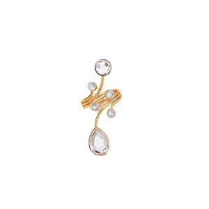 Exaggerated Temperament Irregular Ins Cold Wind Ring - Vienna Verve Collection
