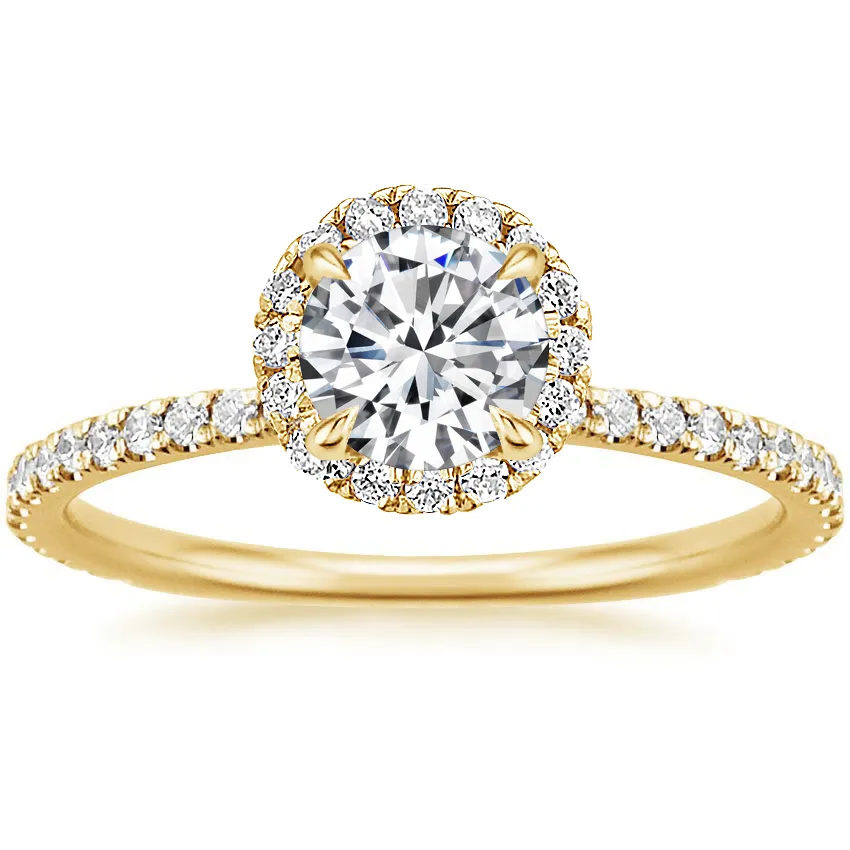 Exquisite Zircon Crystal Sterling Silver Wedding Engagement Ring