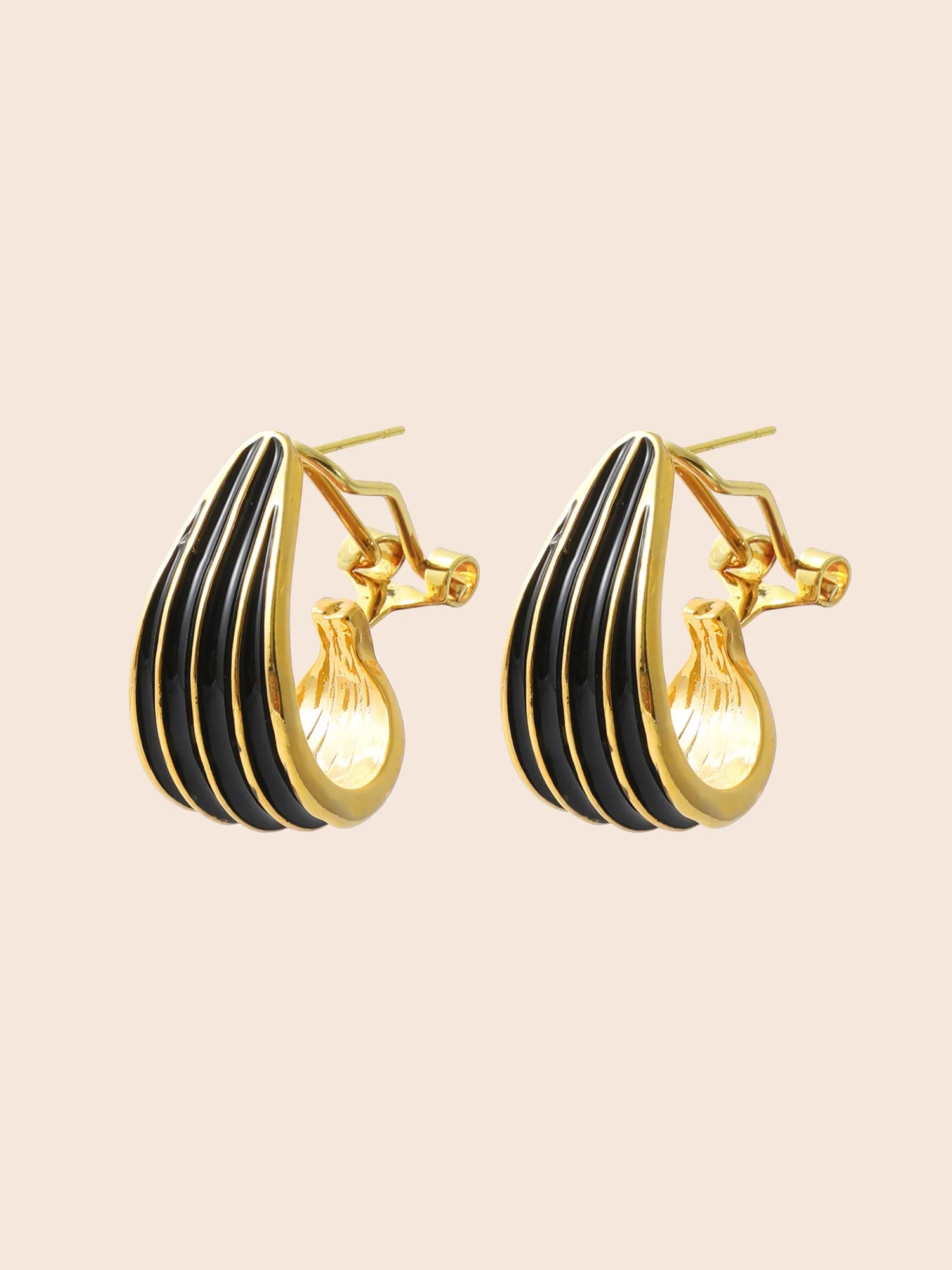 Glossy Versatile Bold Shaped Earrings