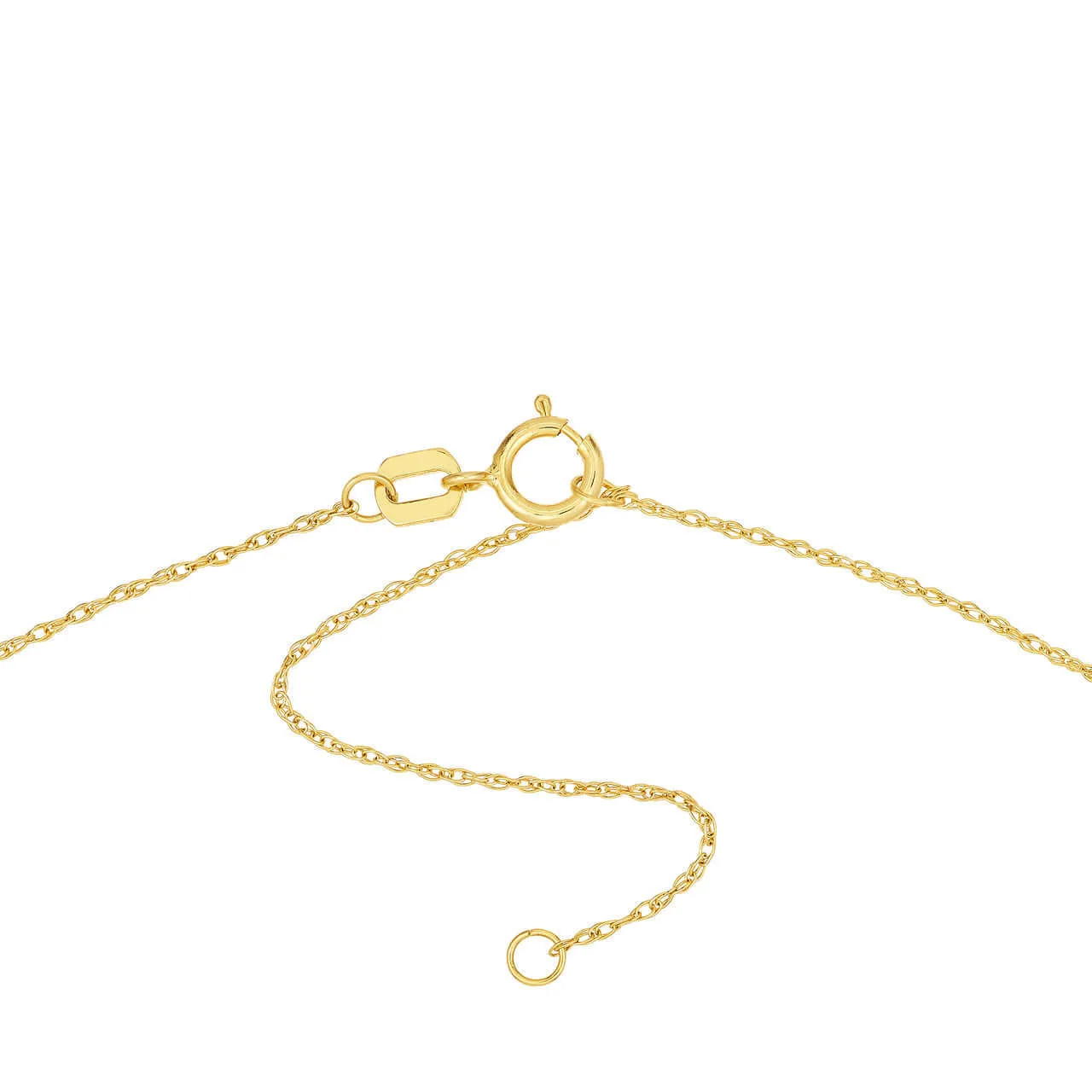 Gold Disc Cut Out ECG Heartbeat Necklace