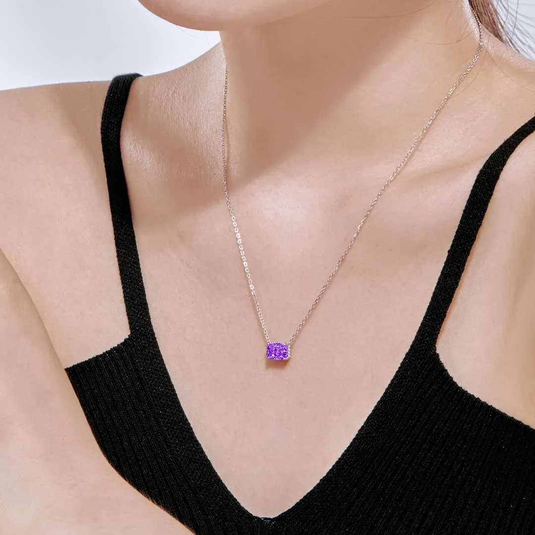 [Goodv]Luxurious Square Shape Colorful Necalack