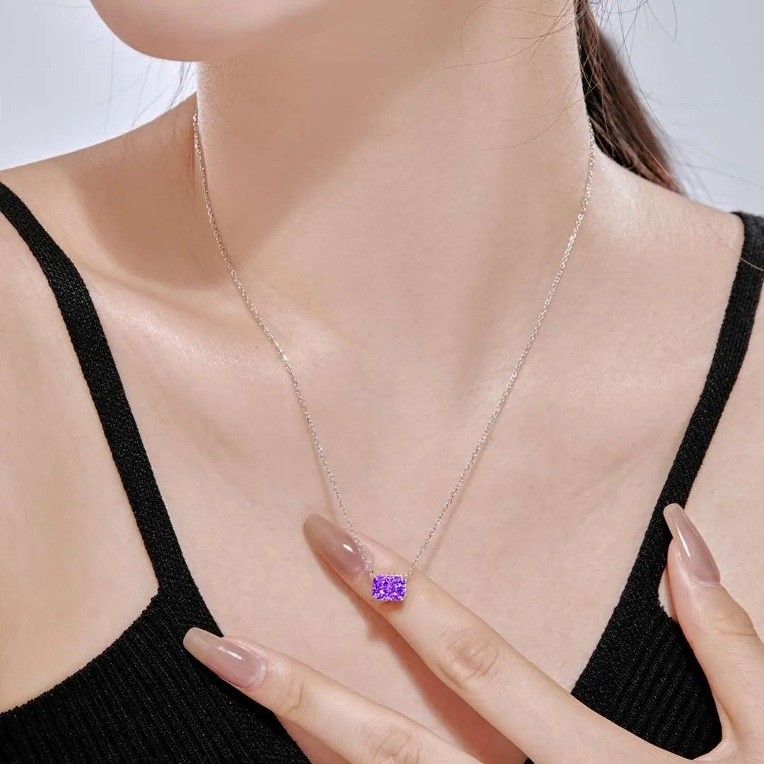 [Goodv]Luxurious Square Shape Colorful Necalack