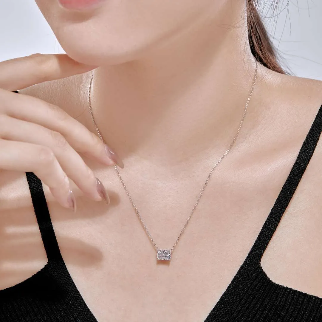[Goodv]Luxurious Square Shape Colorful Necalack