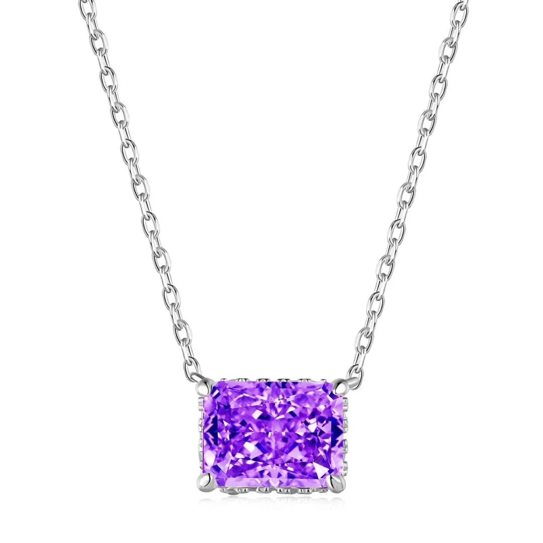 [Goodv]Luxurious Square Shape Colorful Necalack