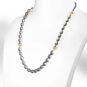 Grey Pearl Necklace