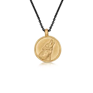 Guide Me Taurus & Pisces- Wolf Pendant