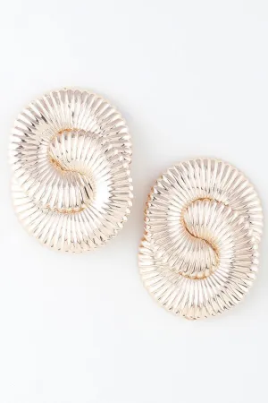 Interweaved Infinity Loop Earrings