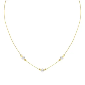 Journey Pearl Trinity Necklace