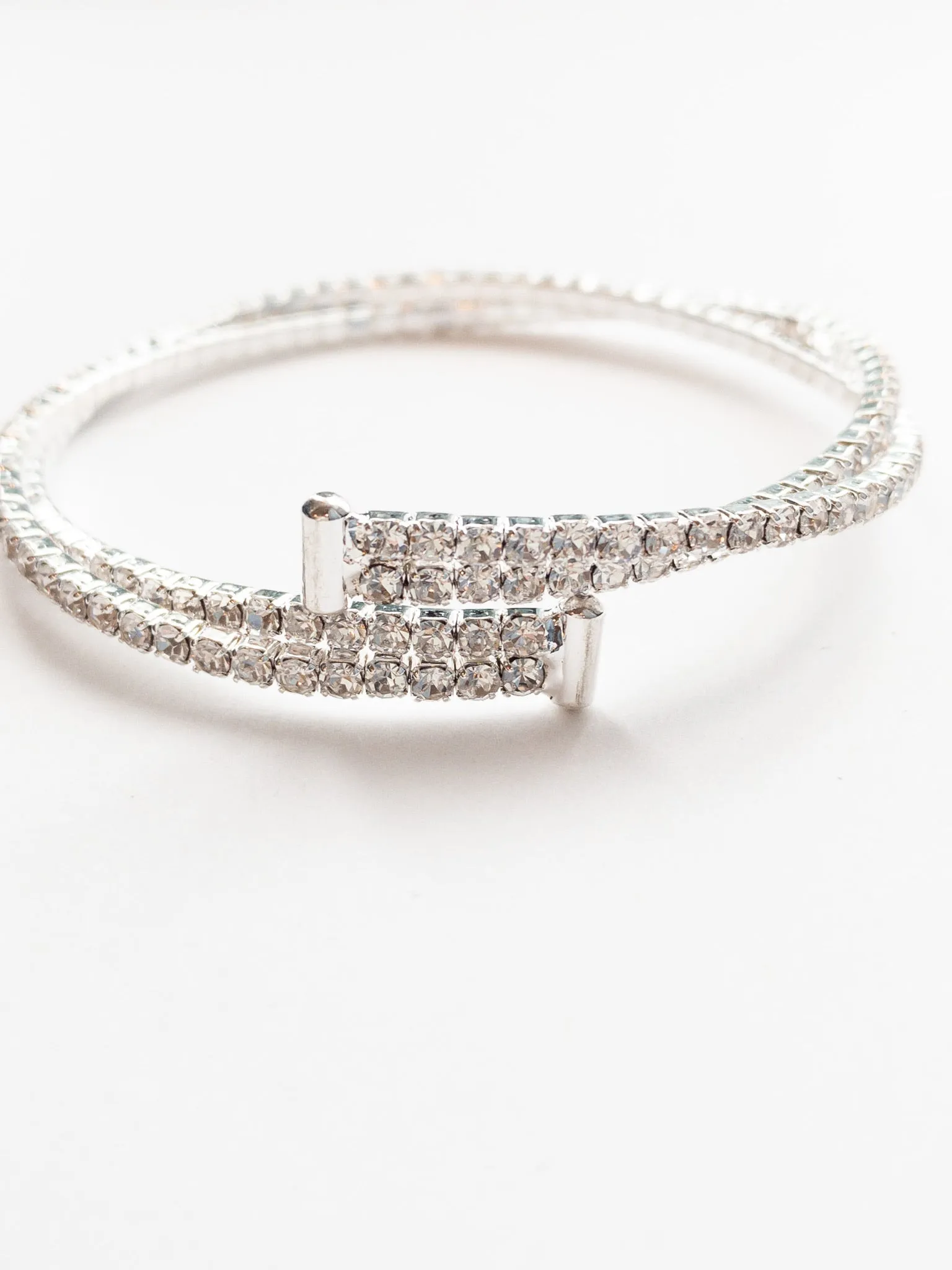 Kara Silver Wrap Bracelet