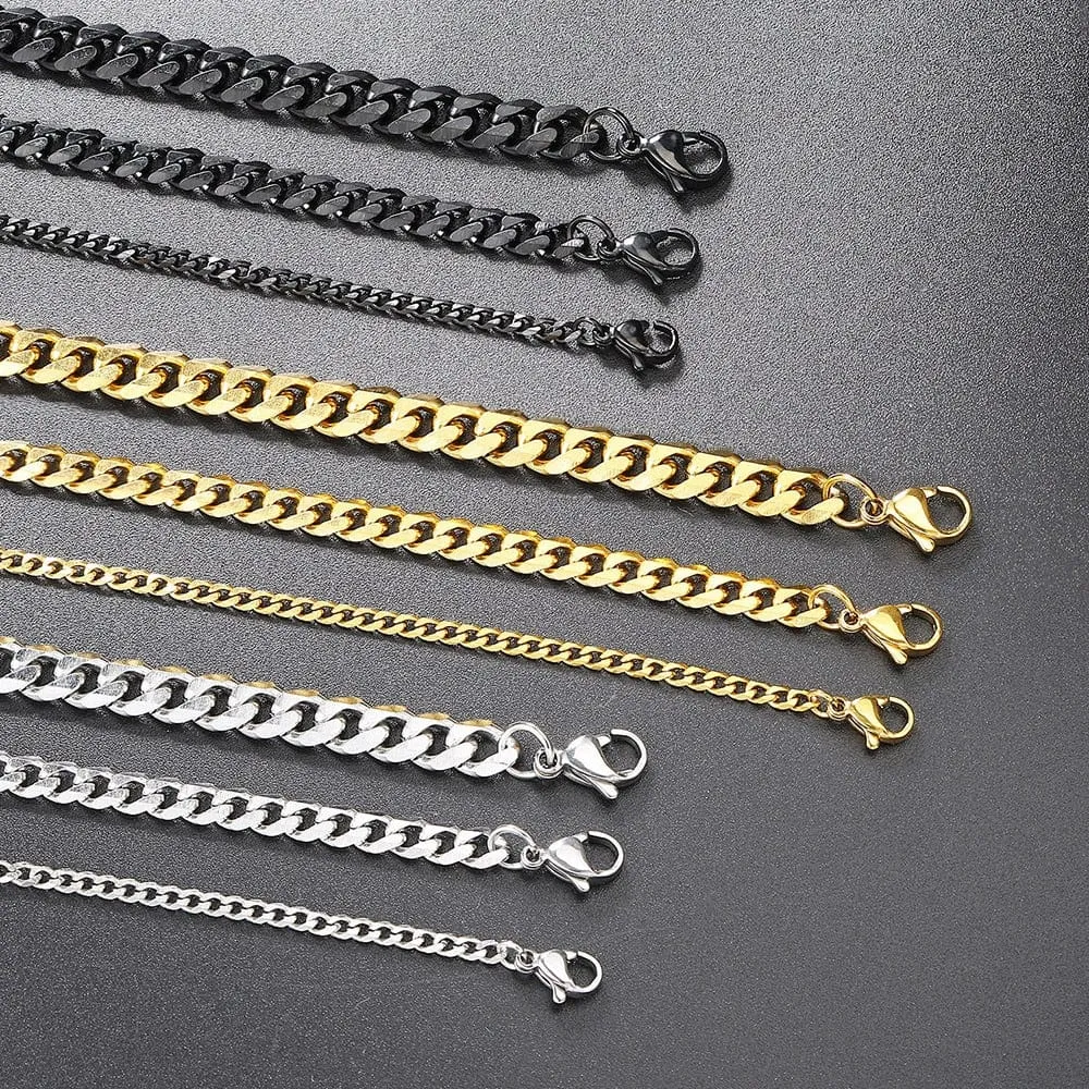 Keep It Simple Men's Cuban Chain Link Bracelet