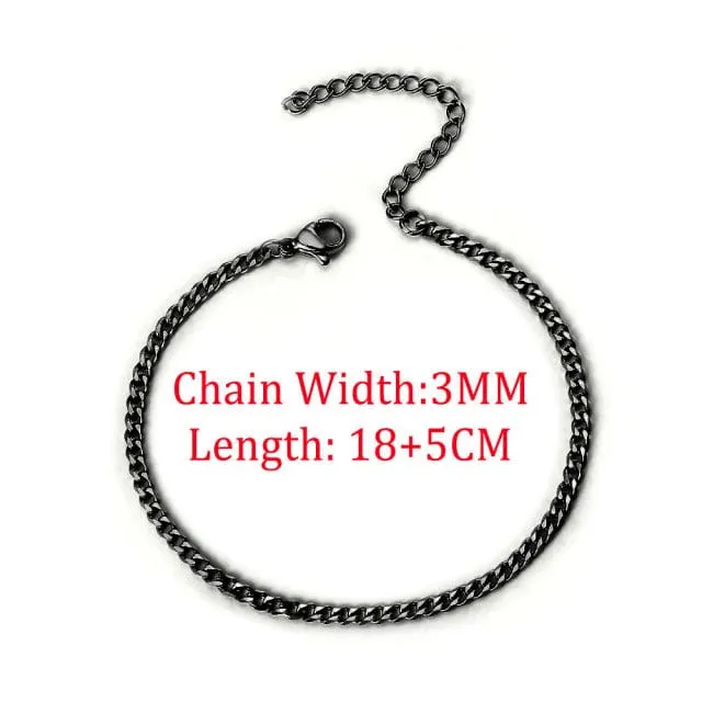 Keep It Simple Men's Cuban Chain Link Bracelet
