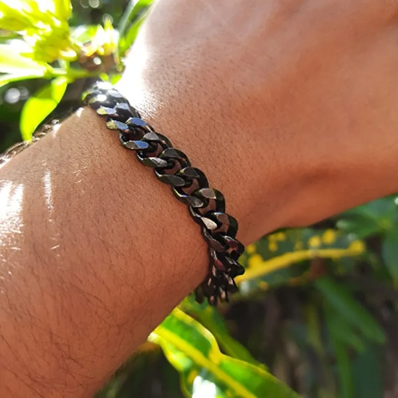 Keep It Simple Men's Cuban Chain Link Bracelet