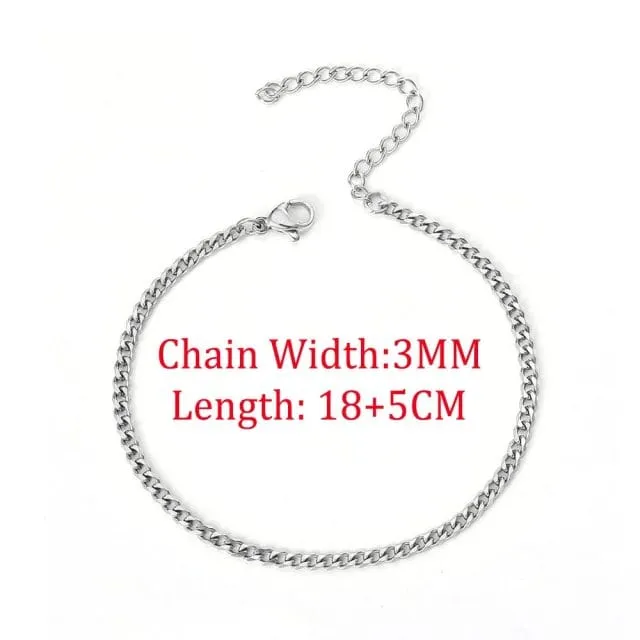 Keep It Simple Men's Cuban Chain Link Bracelet