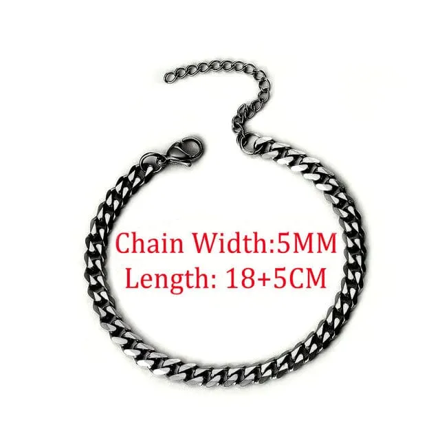Keep It Simple Men's Cuban Chain Link Bracelet