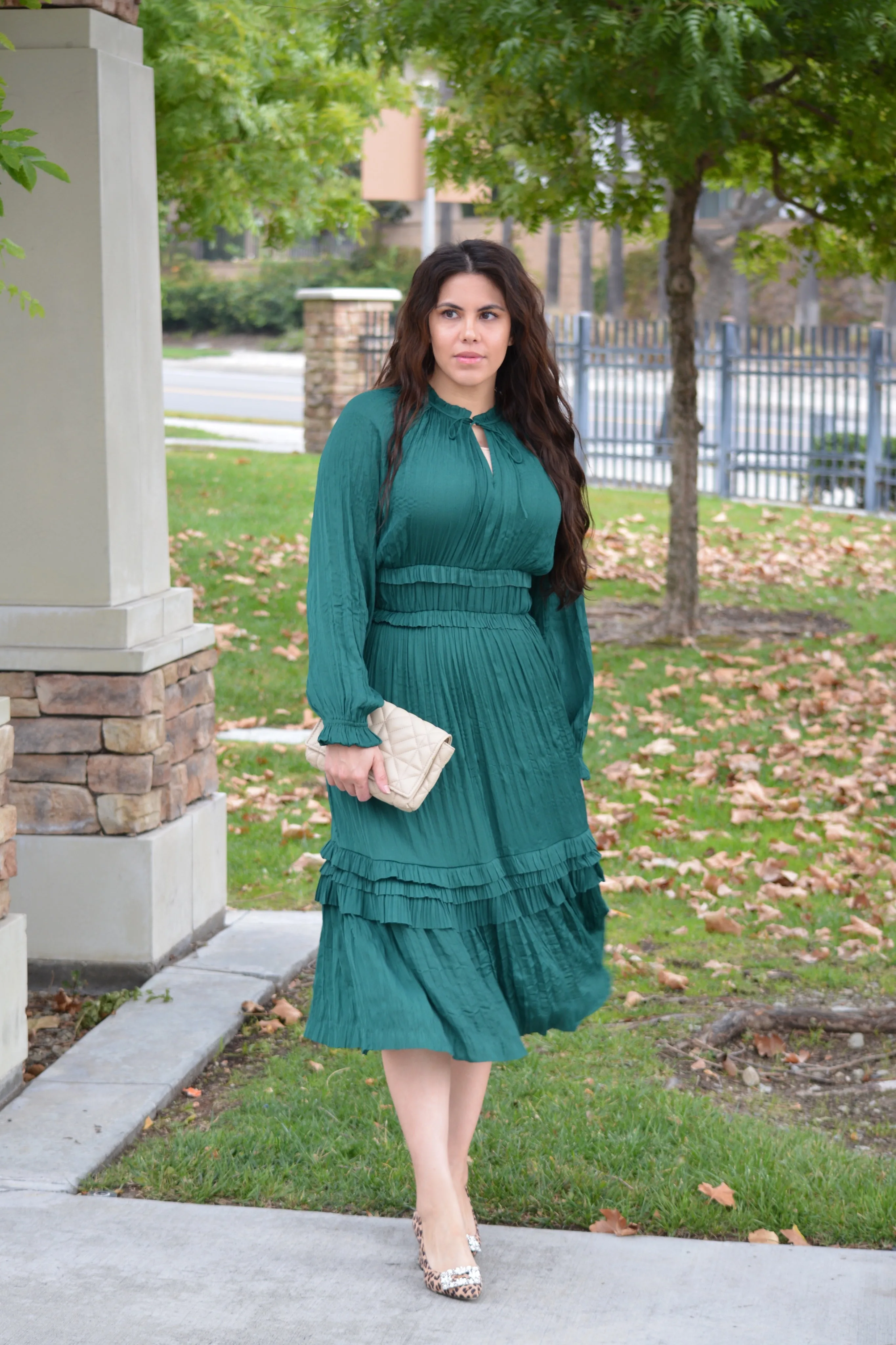 Kennedy Emerald Green Dress