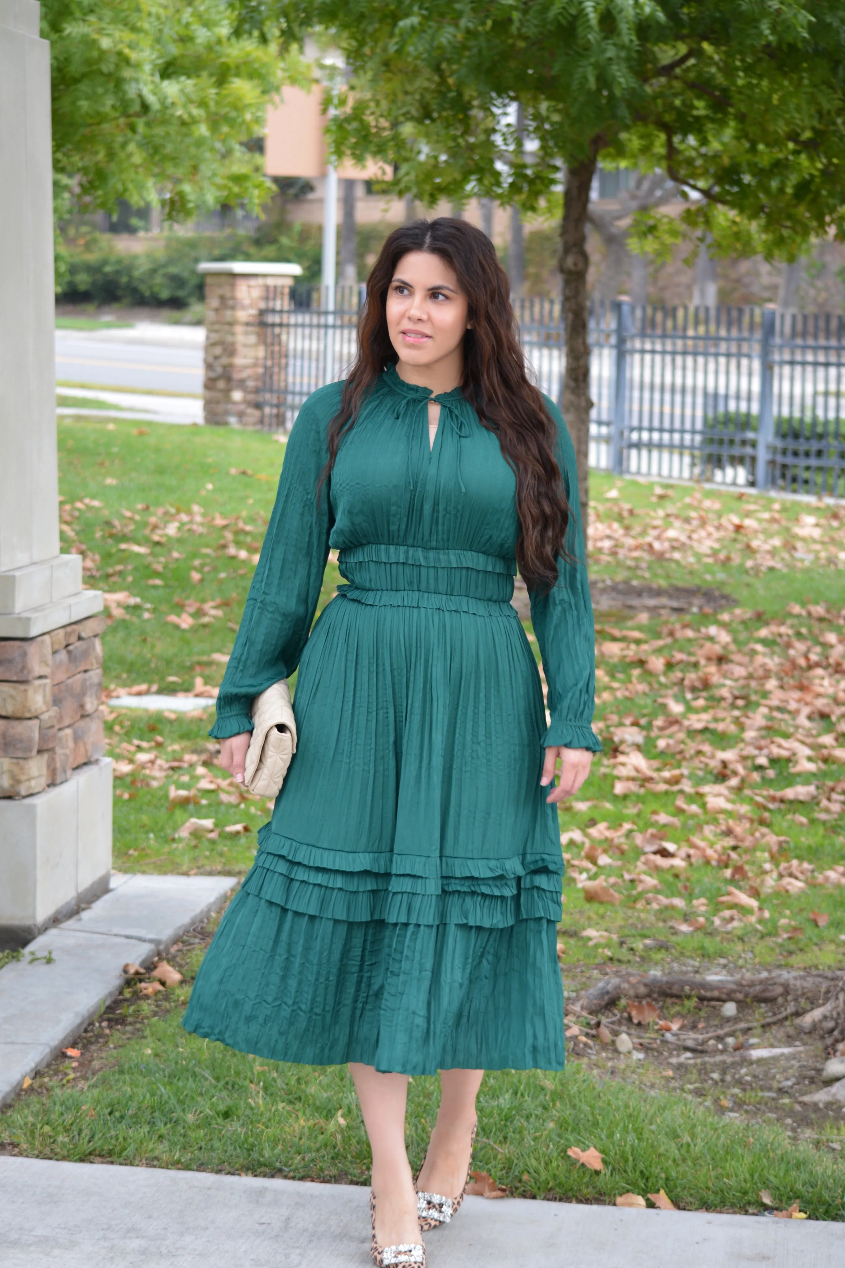 Kennedy Emerald Green Dress