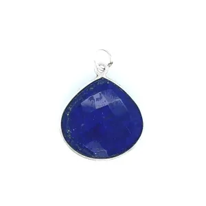 Large Channel Set Heart Shape Pendant