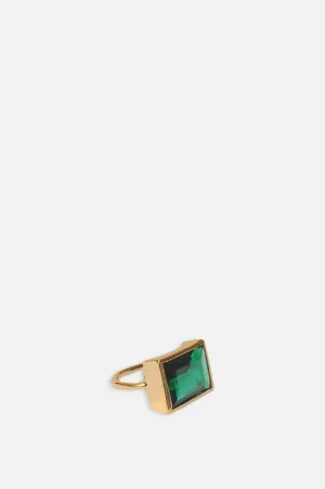 Lenny Cocktail Ring Emerald