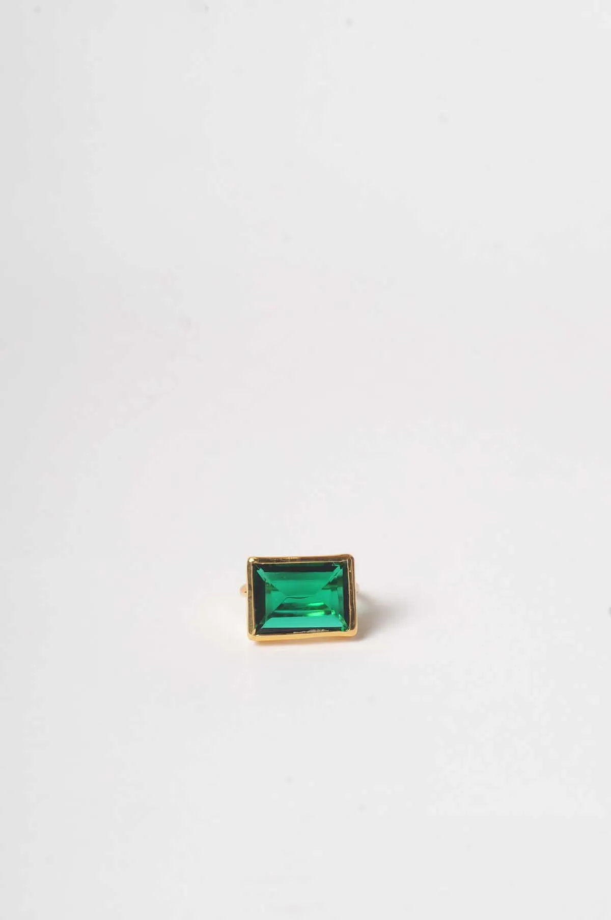 Lenny Cocktail Ring Emerald