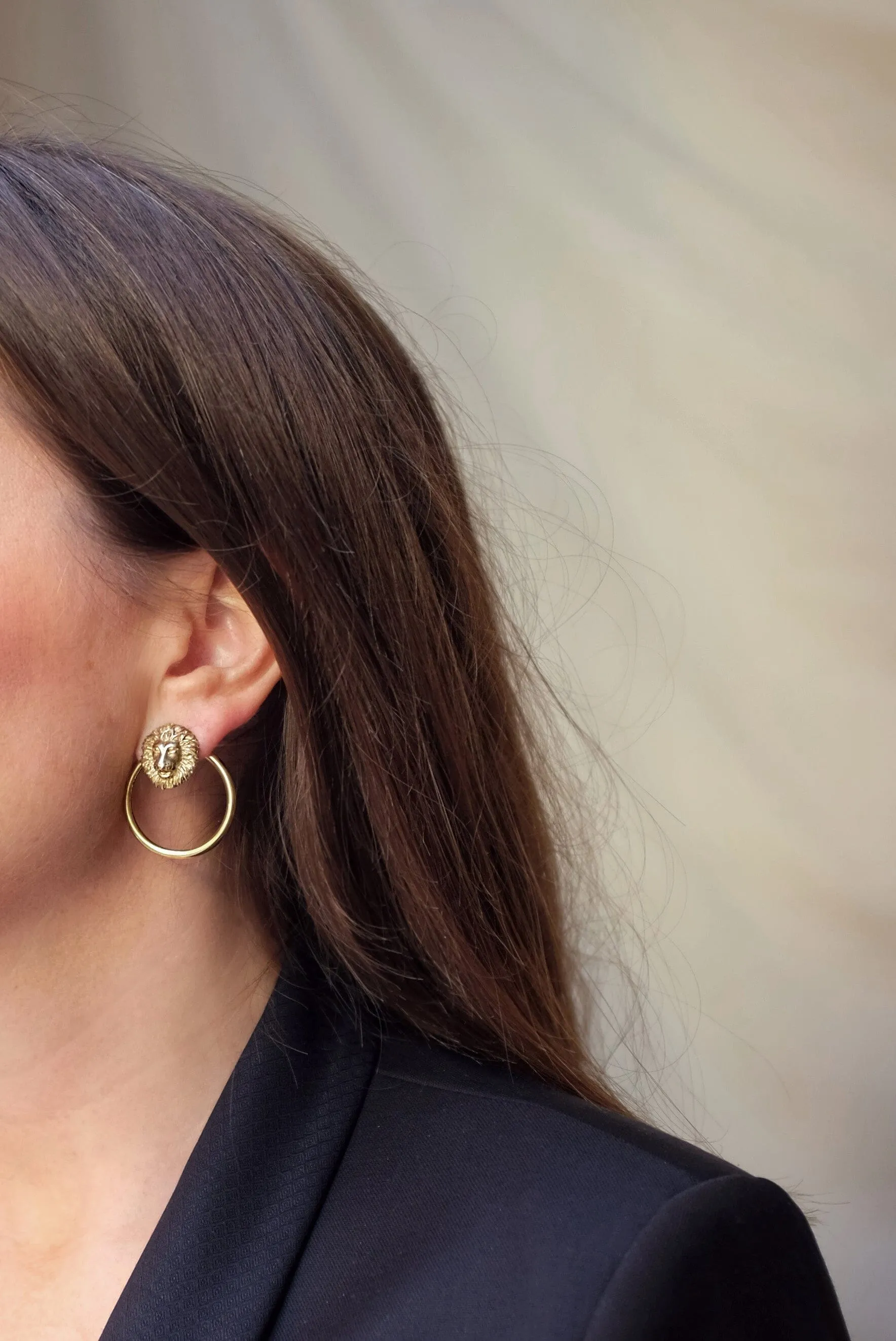 Lion Bold Earring