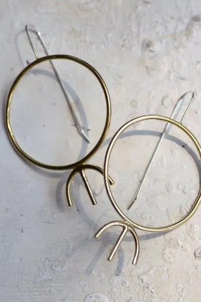 Lumafina Astrid Earrings (Brass or Silver)