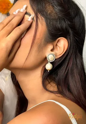 Matte Ball Drop Jhumka Earrings