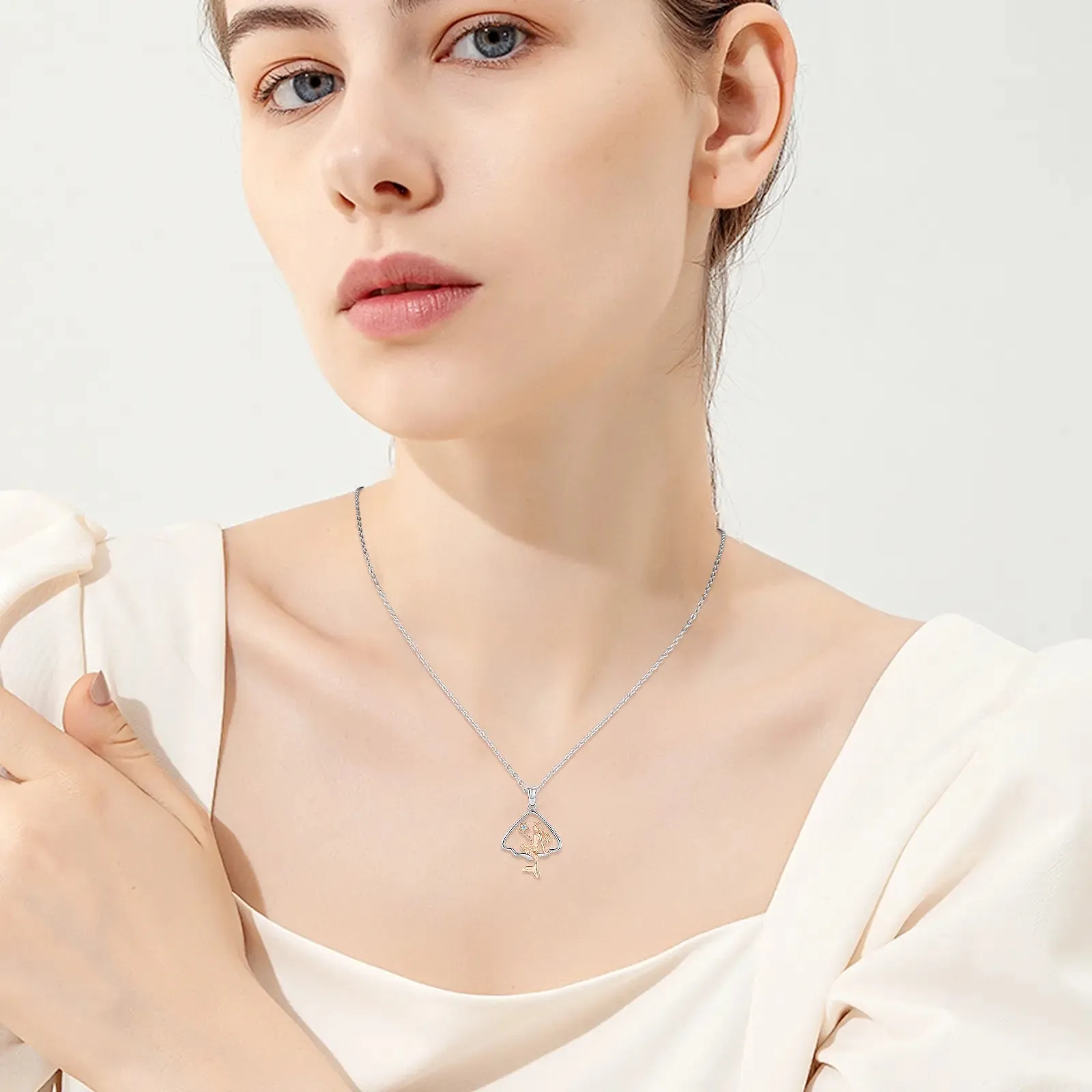 Mermaid Sterling Silver Necklace