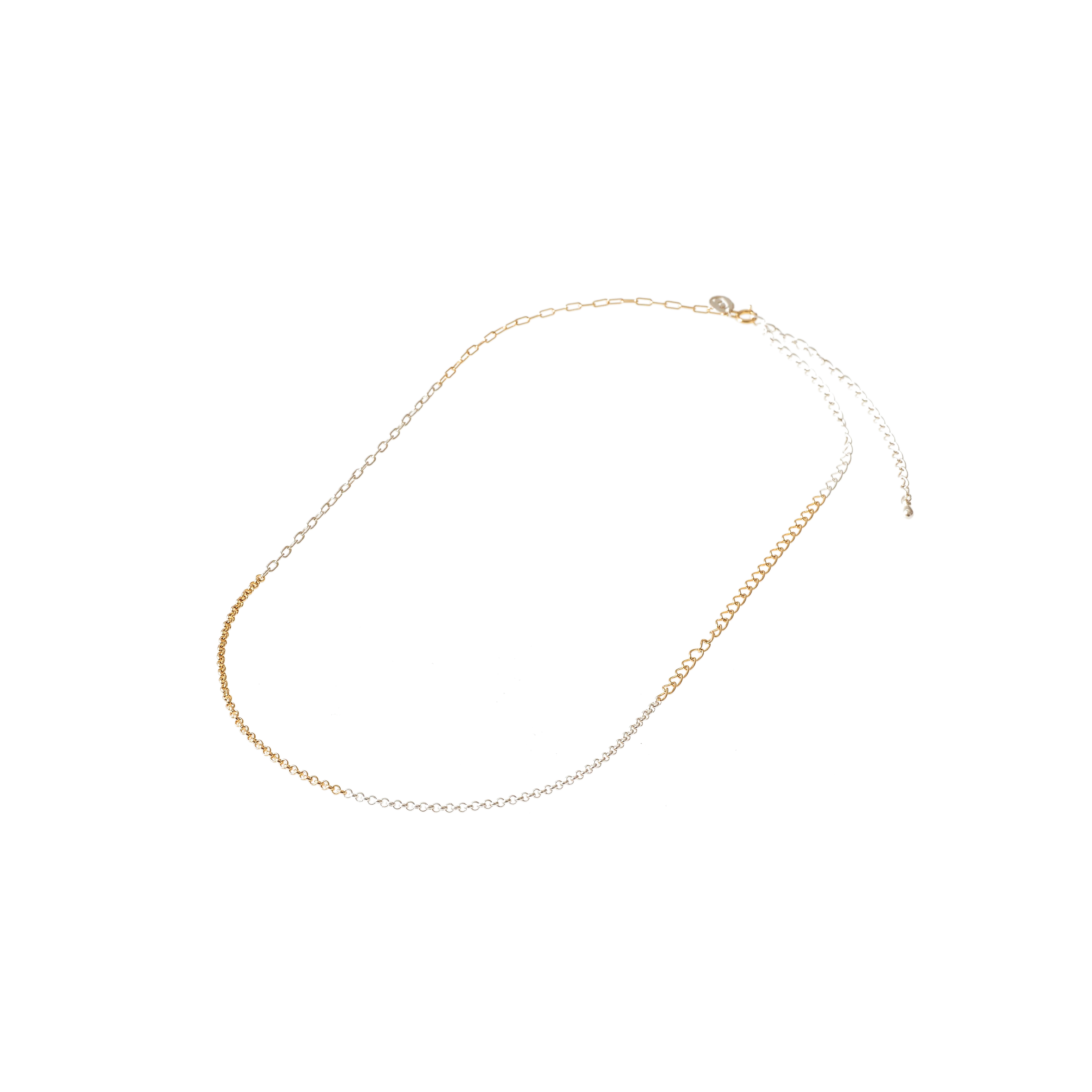 Mix chain necklace
