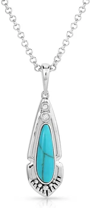 Montana Silversmiths Radiant Stream Turquoise Necklace
