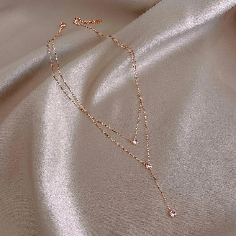 Multi-style Luxurious Vertical Shell Bar Pendant Necklaces