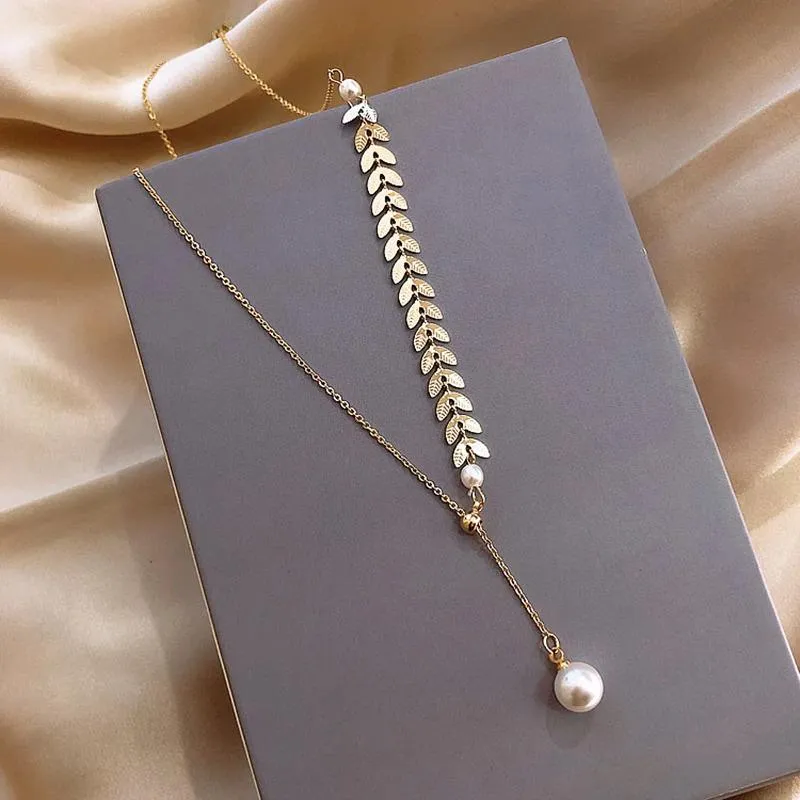 Multi-style Luxurious Vertical Shell Bar Pendant Necklaces