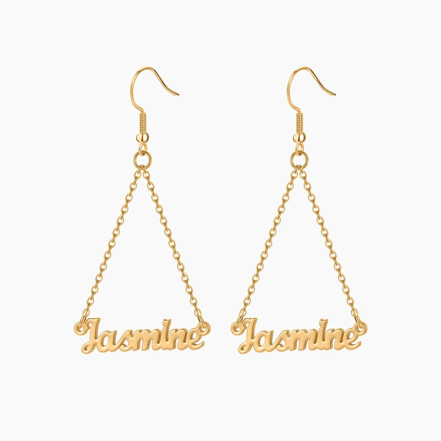 Name Dangle Earrings