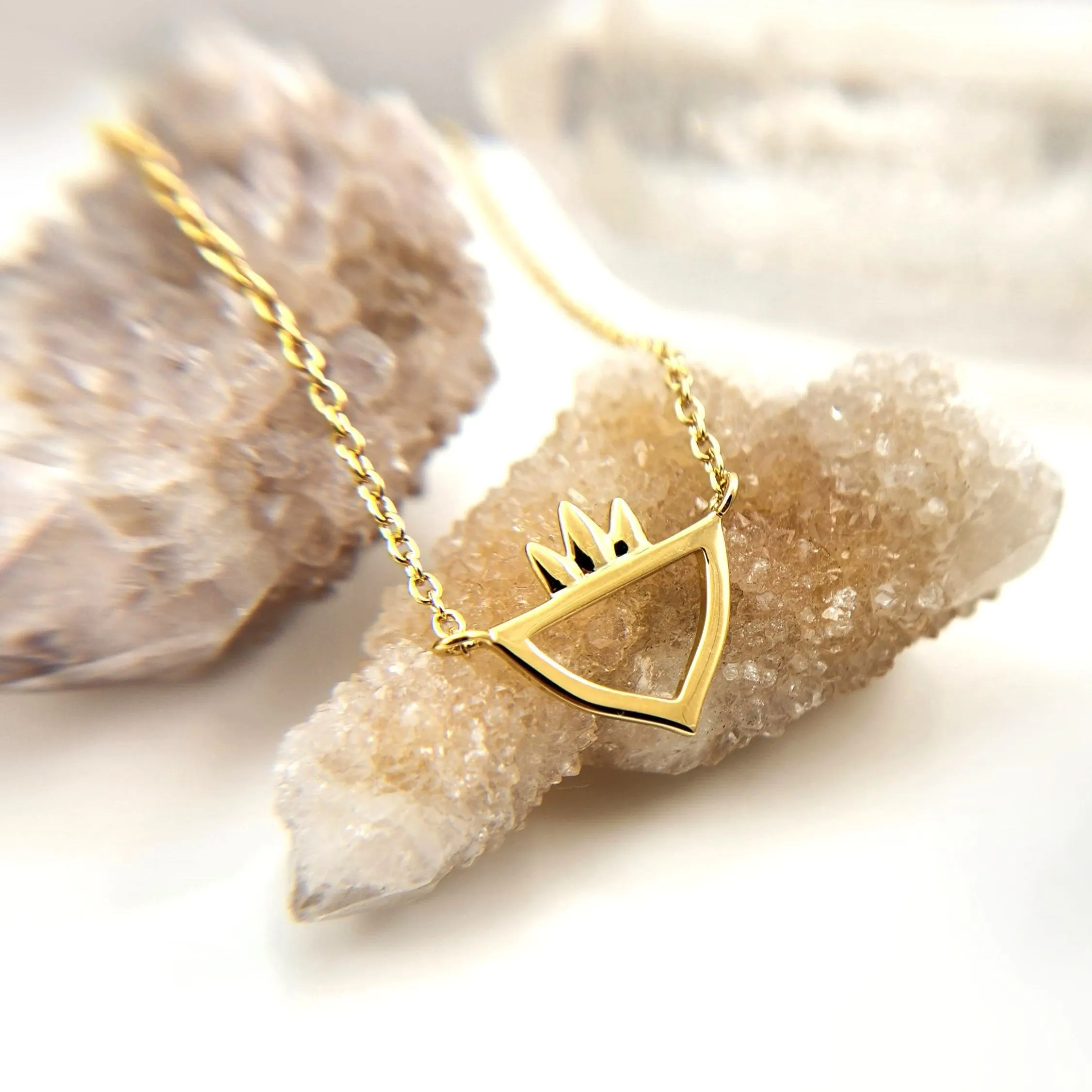 Ogee Geometric Necklace
