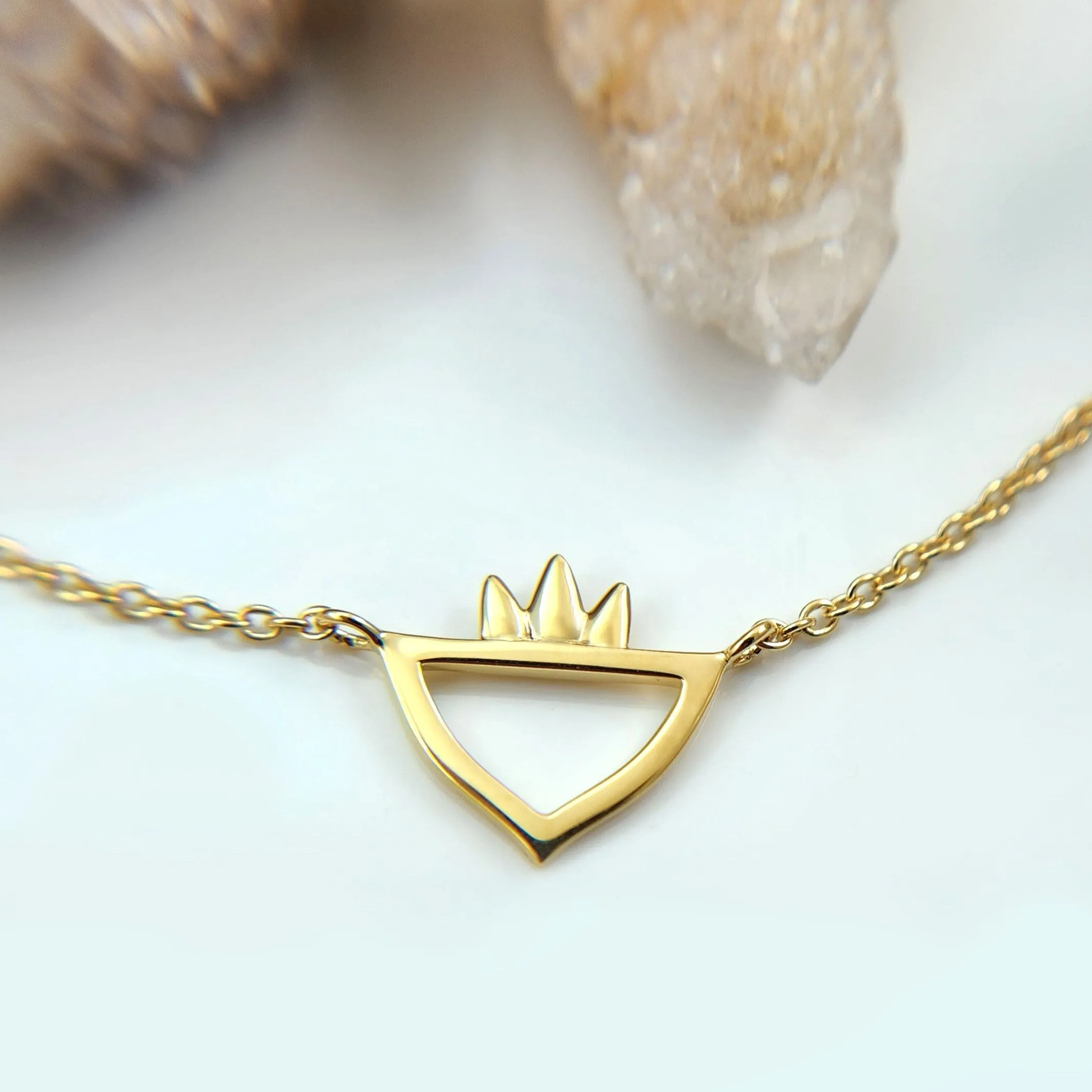 Ogee Geometric Necklace