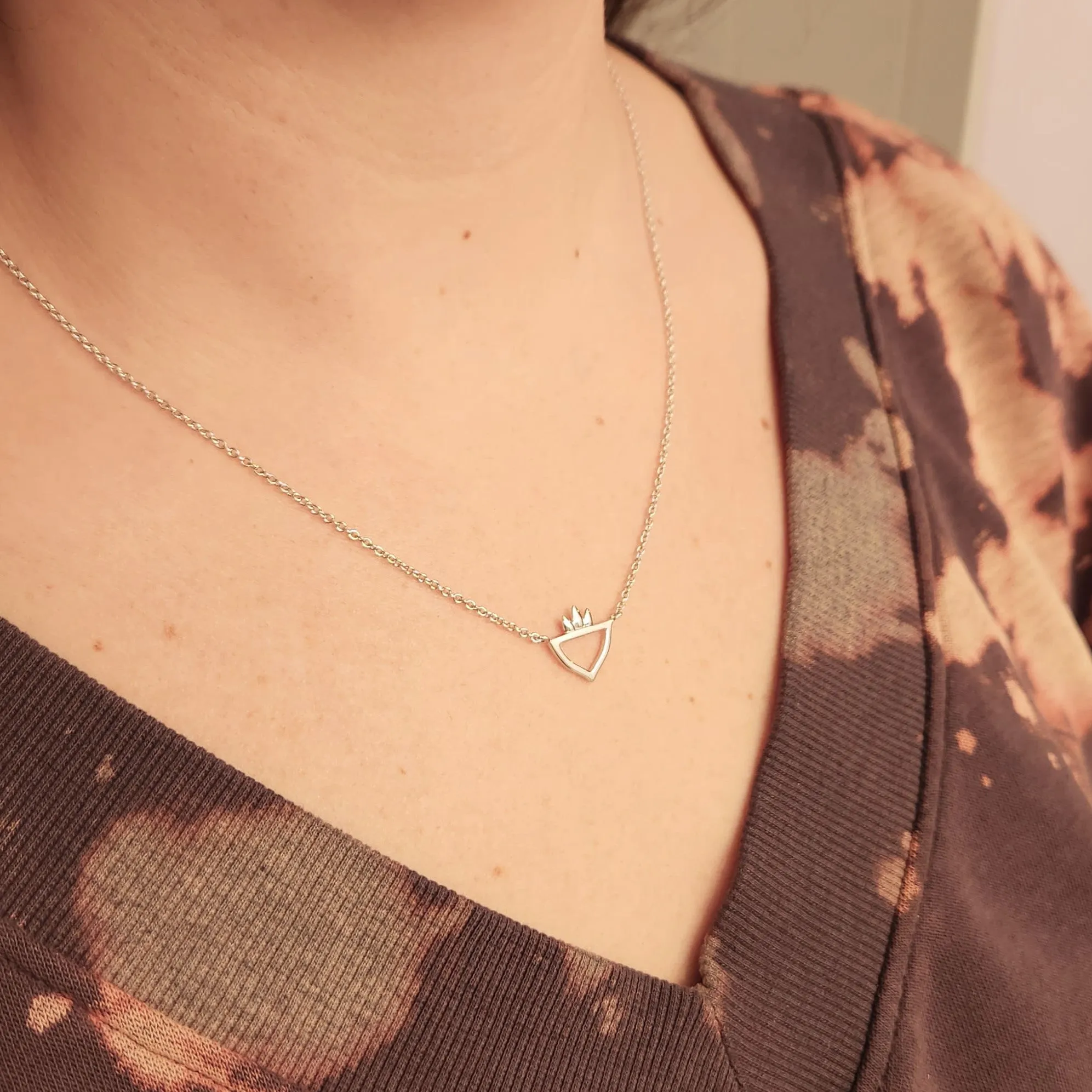 Ogee Geometric Necklace