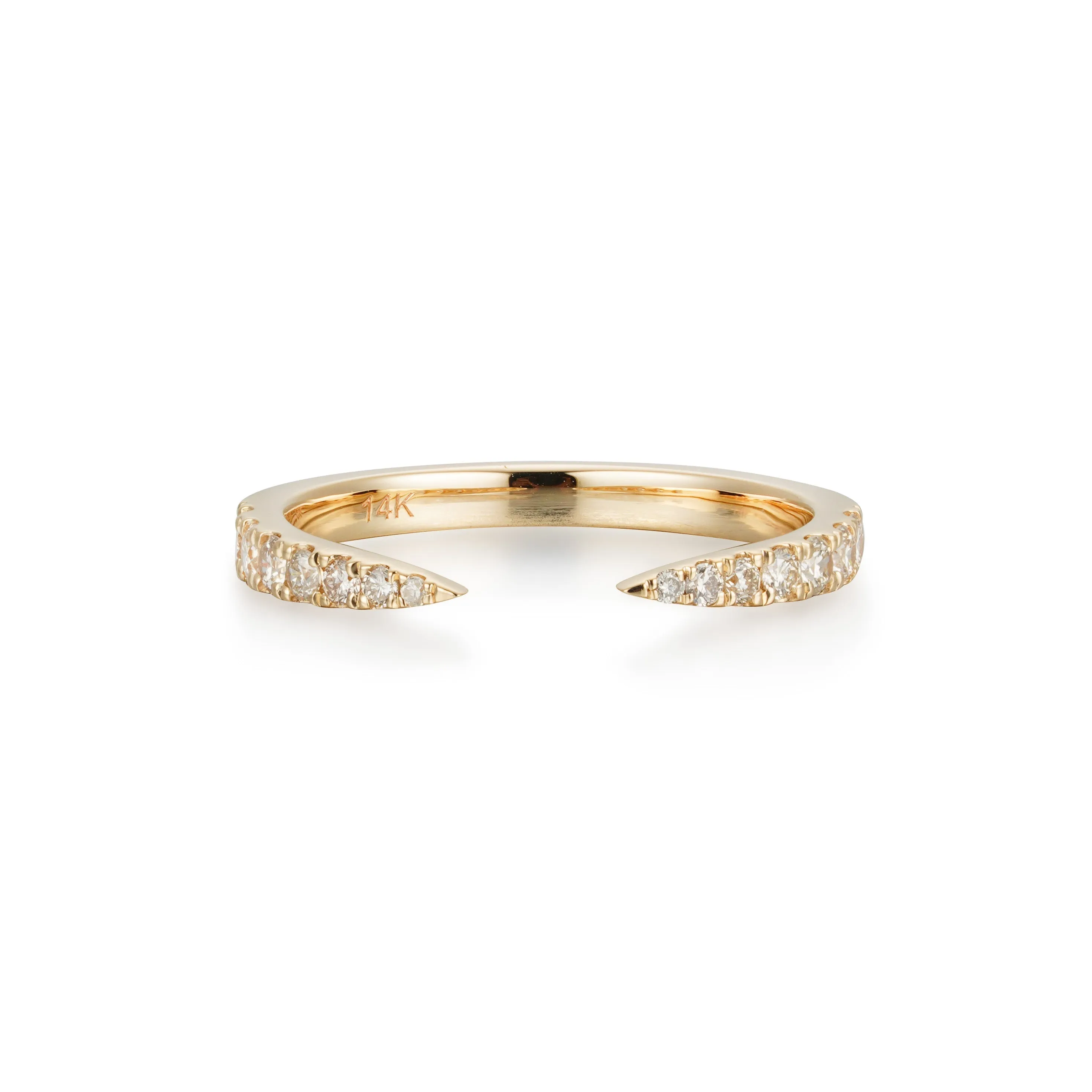Orchid Gems Unclosed Glam Diamond Ring