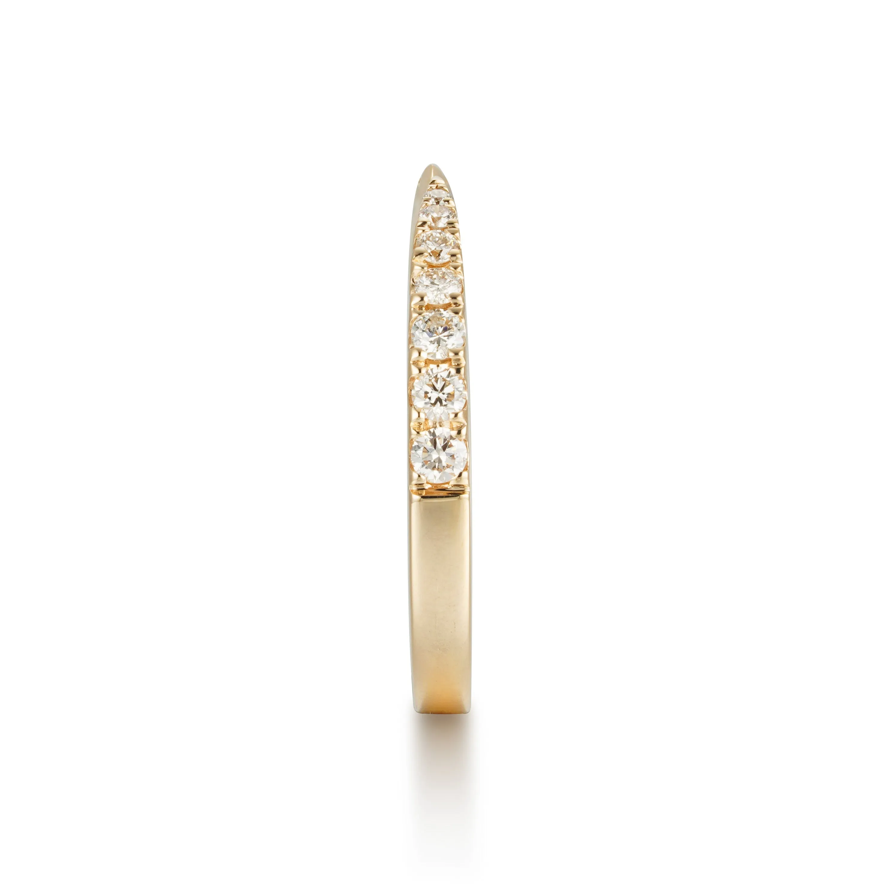 Orchid Gems Unclosed Glam Diamond Ring