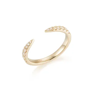 Orchid Gems Unclosed Glam Diamond Ring