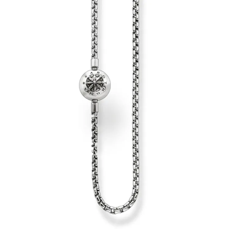 Oxidized Karma Bead Necklace Silver | Thomas Sabo