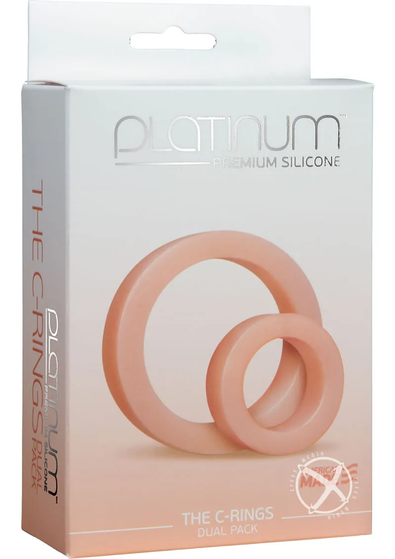Platinum Premium Silicone The Cock Rings Dual