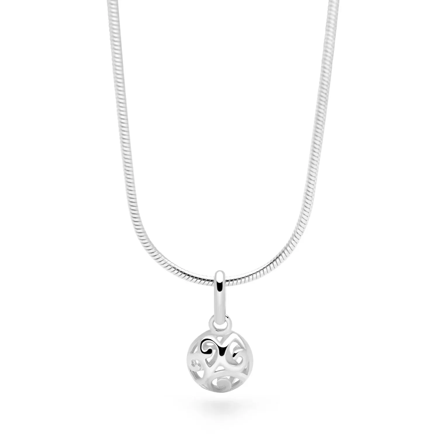 Rococo Silver Pendant (P20191)