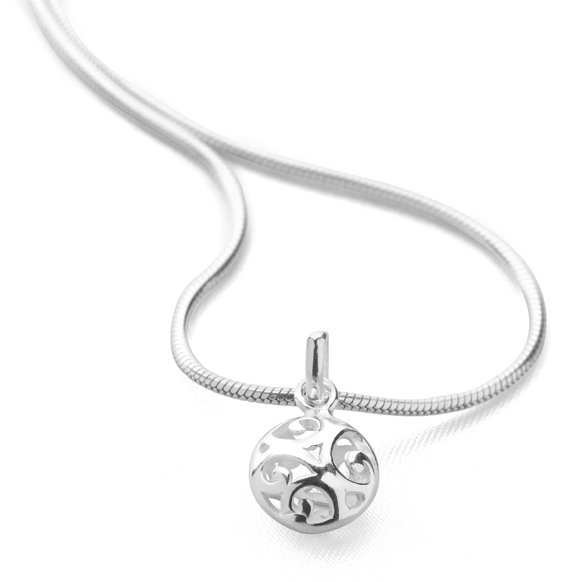 Rococo Silver Pendant (P20191)